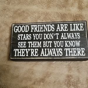 Friends sign